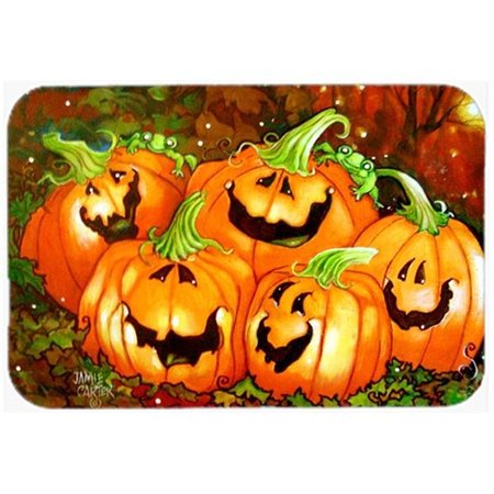 CAROLINES TREASURES Carolines Treasures PJC1071LCB Such A Glowing Personality Pumpkin Halloween Glass Cutting Board; Large PJC1071LCB